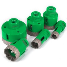 VEVOR 6 Pcs Foret à Diamant 20/25/40/45/50/68 mm Scie à Trous Verre Carrelage