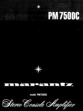 Marantz model pm750dc service - pm750dc,