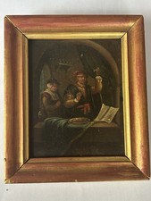 Huile sur plaque de Cuivre