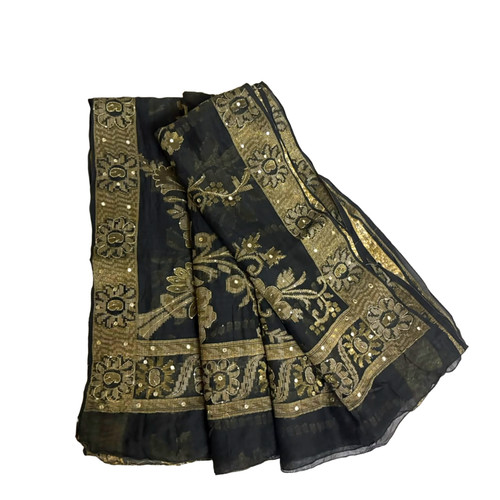 Tissu robe rideau - soie, sari
