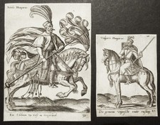 2 burins attribués à Abraham de BRUYN. Hongrie