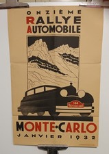 Affiche Rallye Automobile