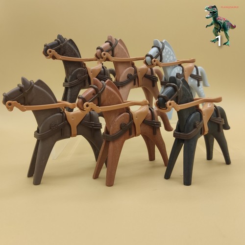 Playmobil lot cheval-chevalier