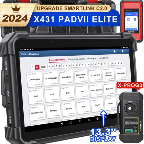 Launch x431 pad vii - vii, x-prog3