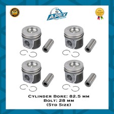 Ford Focus 1.8 TDCI Diesel Moteur KKDA 82.5MM Piston 5M5Q6102AA - Std - 4 Pièces