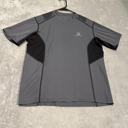 Salomon shirt mens medium gray - shirt,