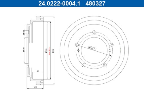 Tambour frein pour - frein, suzuki