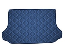 Matelassé Cuir artificiel BLEU FONCÉ Tapis coffre pour Toyota Rav4 III 5p 2005-2