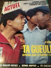 Actuel . Chine : Ta Gueule . Sofres . Dennis Hopper . JP Mocky . No. 88  Fév. 87