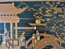 Tableau pyrogravure sur bois