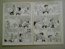 Lot  4 planches originales
