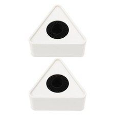  2pcs Interview en forme de triangle KTV Logos de la station de microphone KTV