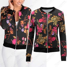 VESTE BOMBER FEMME NOIRE ROSE