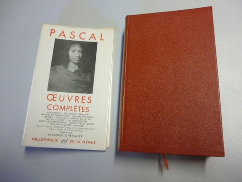 Pascal œuvres complètes - Œuvres, nrf