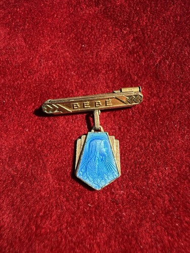 Broche religieuse ancienne - religieuse,