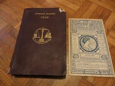 Almanach Hachette 1906 avec son supplément