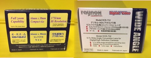 Raynox dcr 732 wide angle - dcr-732, 0.7x
