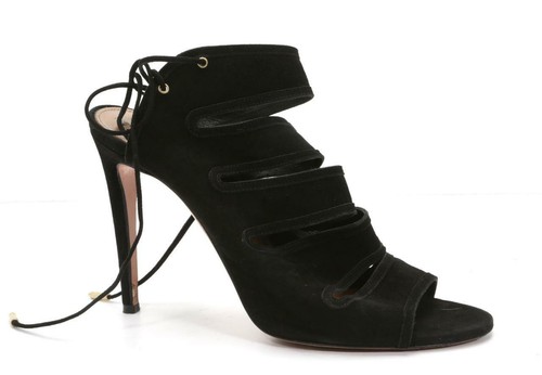 Aquazzura womens black suede - aquazzura,