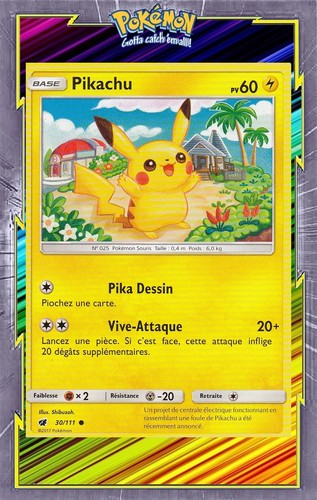 Pikachu sl04 invasion carmin - pikachu,