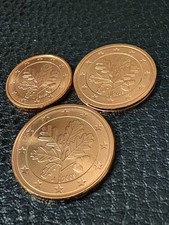 Pièces de 1-2-5  centimes d'euro Allemagne 2009 atelier J neuves de rouleau +++