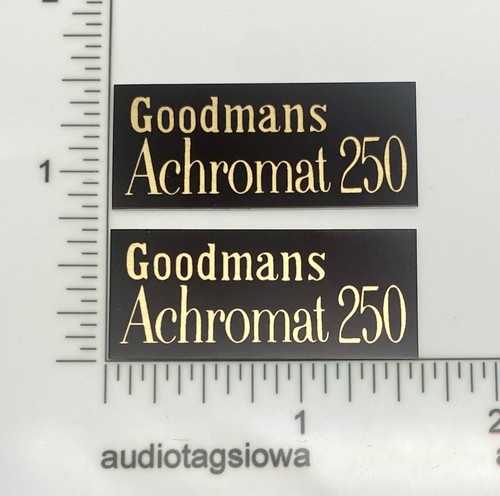 Goodmans achromat 250 speakers - goodmans,