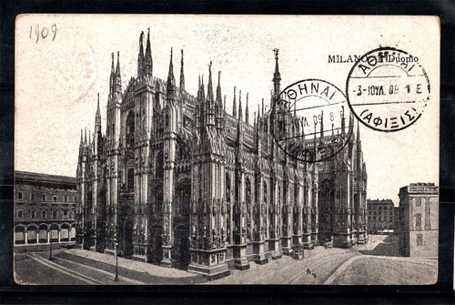 Milan 1909 carte postale - 1909,