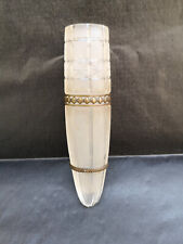 Vase solifleur cristal taillé dépoli XIXe possible Baccarat 19e voiture tacot