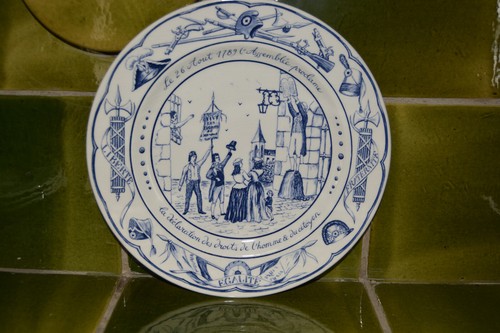 Assiette bicentenaire - assiette,