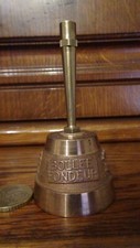 CLOCHE de TABLE en BRONZE de