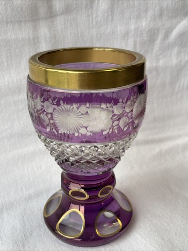 Ancien vase cristal - ancien, en