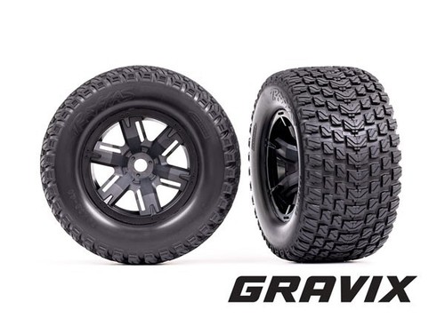 Traxxas 7877 pneus - gravix, sur