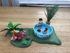Playmobil custom backyard - playmobil,