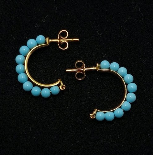 Boucles oreilles or - en, 18k