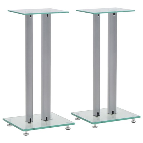 Support haut parleur verre - 2x,