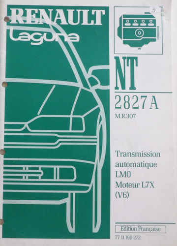 Manuel atelier renault - manuel, d'atelier