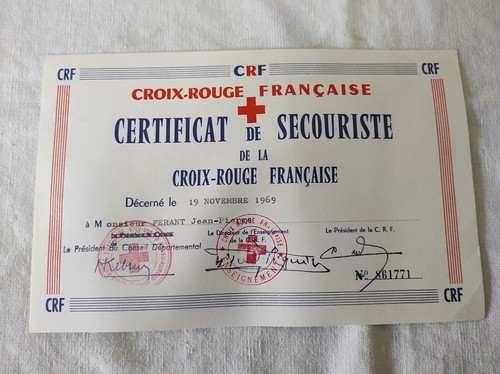 Ancien diplôme certificat - certificat, de