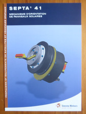 2001 DOCUMENT SNECMA MOTEUR SATELLITE PROPULSION SEPTA 41 PANNEAU SOLAIRE