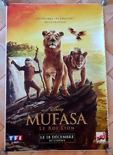 Affiche poster taille abribus 120cm x 176cm Le Roi Lion Mufasa Taka Rafiki 