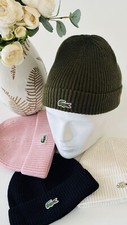Bonnet Lacoste, taille unique, neuf.