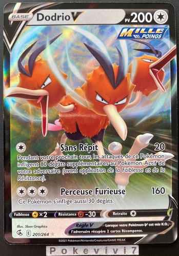 Carte pokemon dodrio - carte, v
