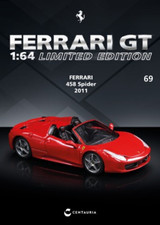 458 SPIDER - 2011 FERRARI GT 1:64 ÉDITION LIMITÉE N°69