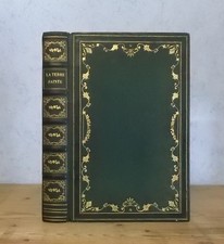 ISRAEL PALESTINE GAZA LA TERRE SAINTE ILLUSTREE (1849, 60 GRAV., BIEN RELIE).