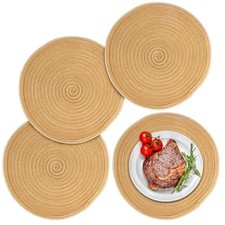 Lot de 4 Set de Table Rond