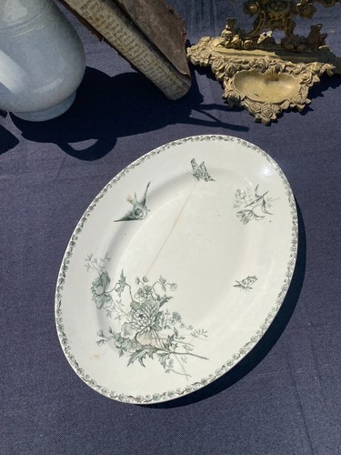 Plat faïence dépôt émile - plat,