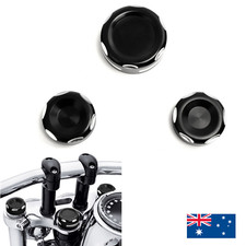 Cache écrou de tige de fourche moto Harley Dyna Fat Bob Low Rider Wide Glide ...