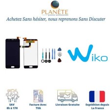 Ecran Complet LCD et Vitre tactile Noir sans châssis Pour Wiko Ufeel Prime