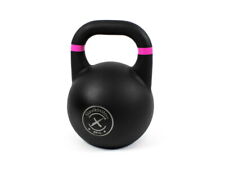 Slavikosway Kettlebell 8kg Haltère à Boules Fonte Robuste Surface