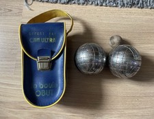 Sacoche Ultra Avec 2 Boules Pétanque Obut Dog 580 Grammes Chacunes