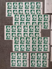 5 carnets timbre neuf france