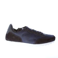 ALEXANDER MCQUEEN chaussures homme men Blue jacquard sneaker with black trims